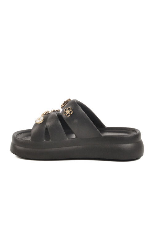 Black Eva Lightweight Flexible Womens Slippers 510 Z