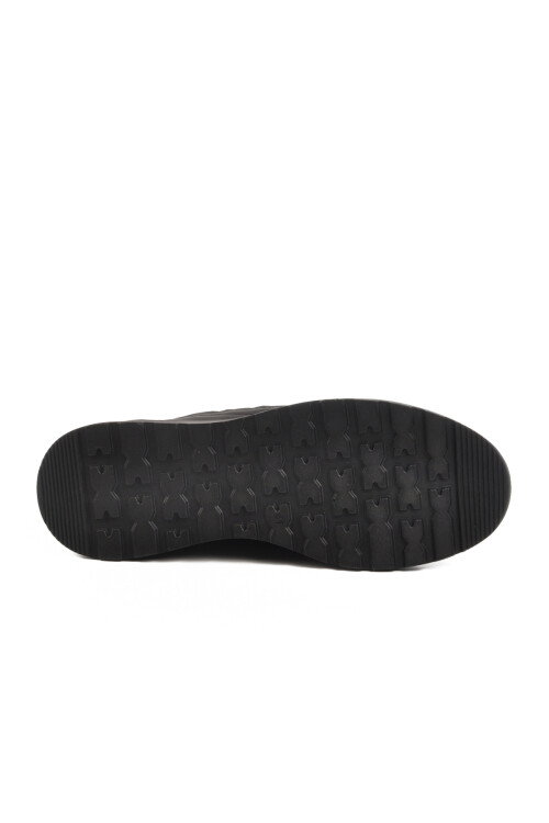 حذاء رياضي رجالي خفيف الوزن ومرن من شبكة سوداء مقاس M