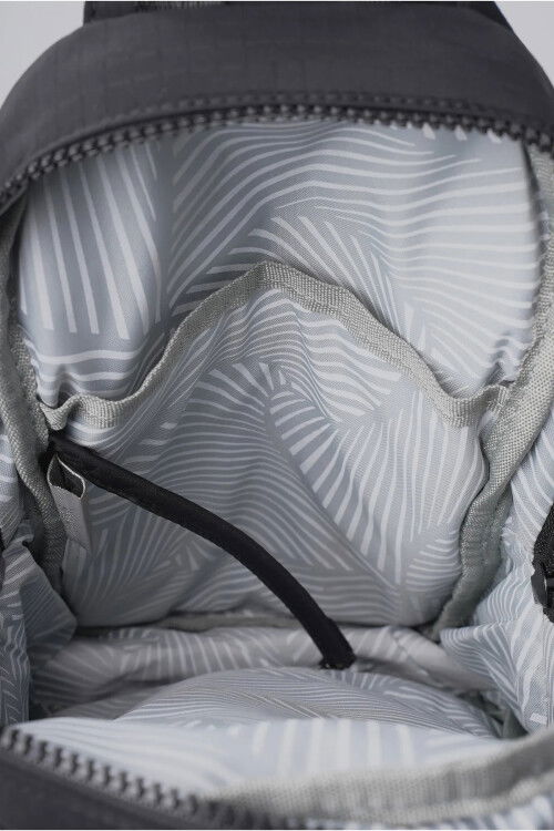 Black Womens Textile Crossbody Backpack 17984