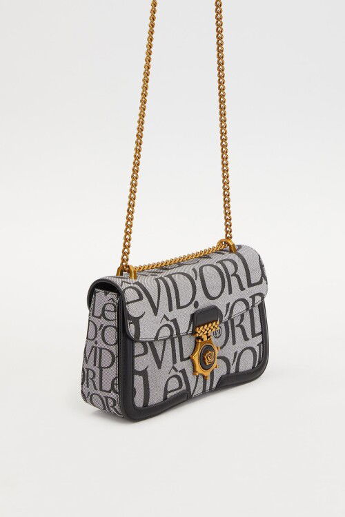 Black Chain Strap Shoulder Bag 930282