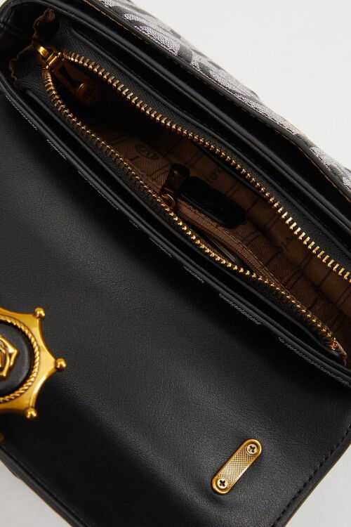 Black Chain Strap Shoulder Bag 930282