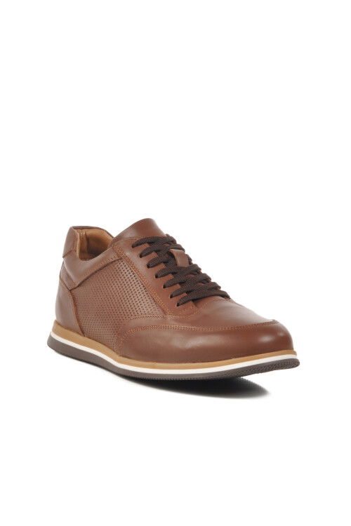 Tan Genuine Leather Mens Casual Shoes Mika M