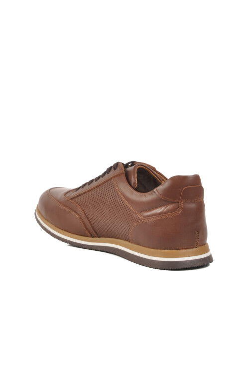 Tan Genuine Leather Mens Casual Shoes Mika M