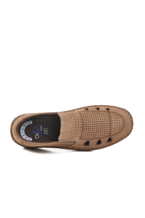 Toprak Nubuk Hakiki Deri Ortopedik Erkek Casual Ayakkabı 4Y0026 M