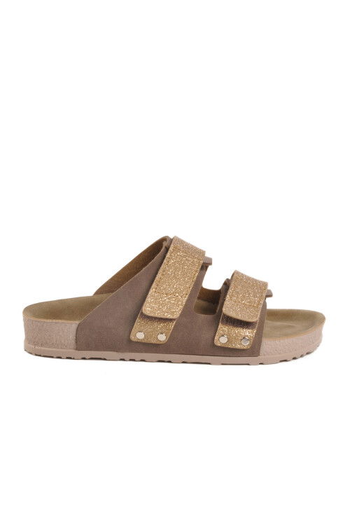 Mink Light Velcro Womens Slippers 20-009 Z