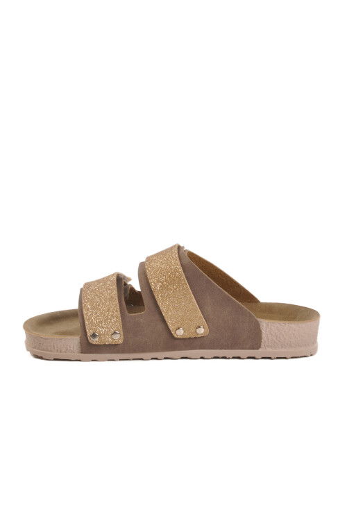 Mink Light Velcro Womens Slippers 20-009 Z