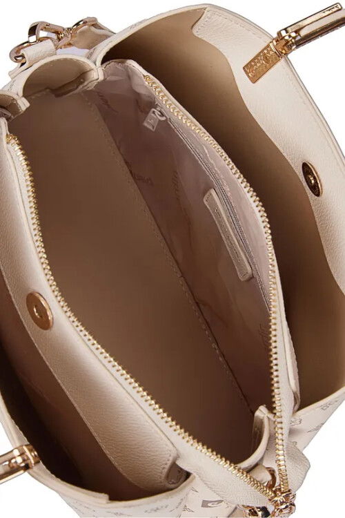 Beige Womens Shoulder Bag 05PC25Y10315-MN