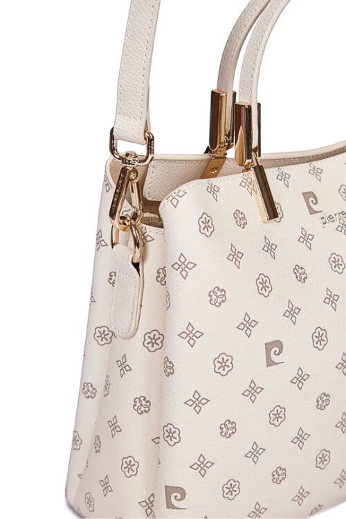 Beige Womens Shoulder Bag 05PC25Y10315-MN