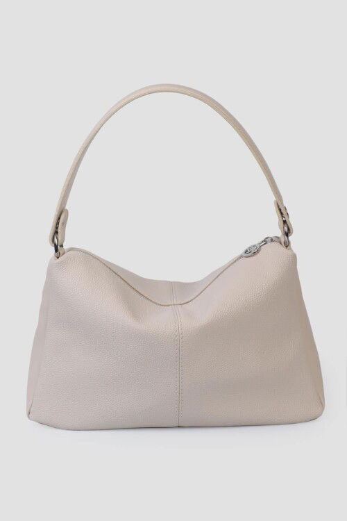 Beige Womens Hand and Shoulder Bag IM559-1