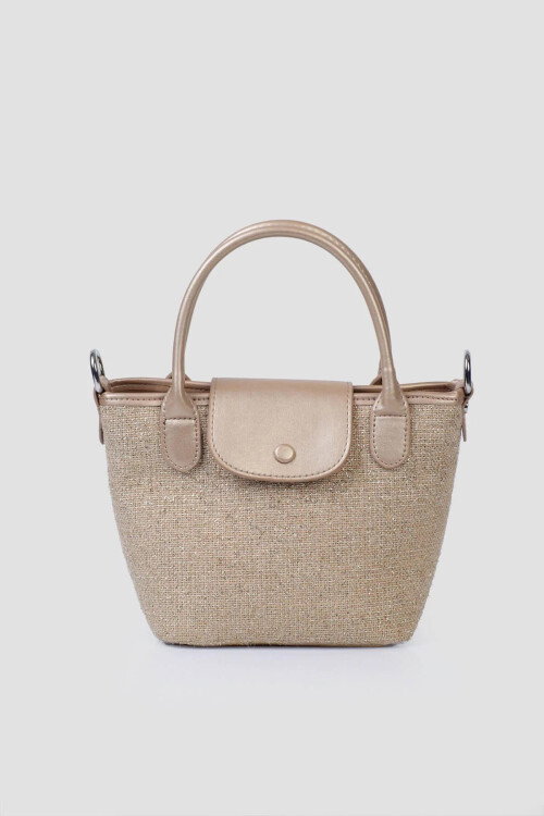 Beige Womens Hand and Shoulder Bag IM586
