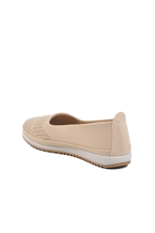 Beige Lightweight Flexible Womens Casual Shoes PC-54566 Z