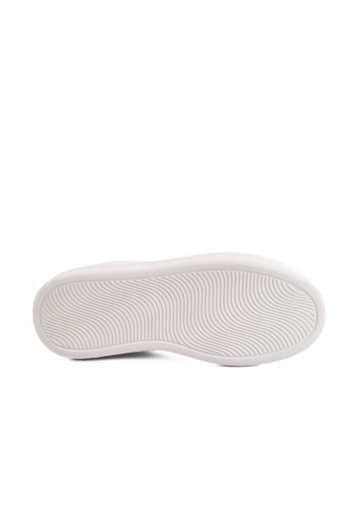 White Lace-Up Womens Sneakers 156 G