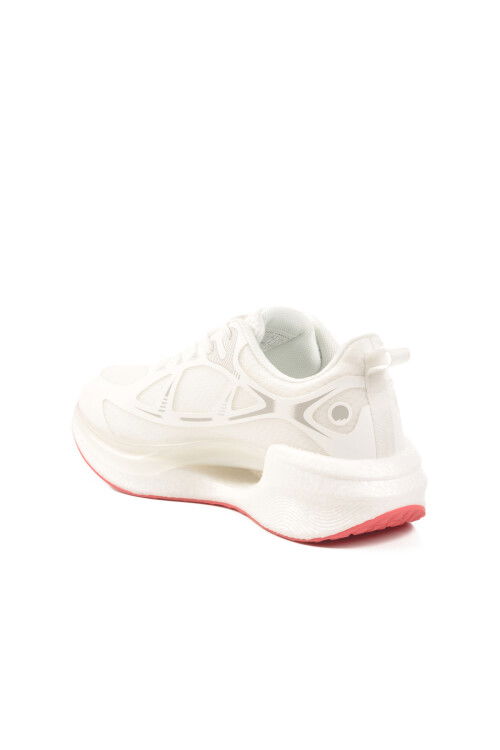 White Mesh Lightweight Flexible Sneakers PCI-11352 G