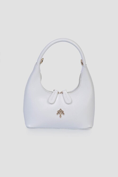 Beyaz Kadın El ve Omuz Çantası IM587