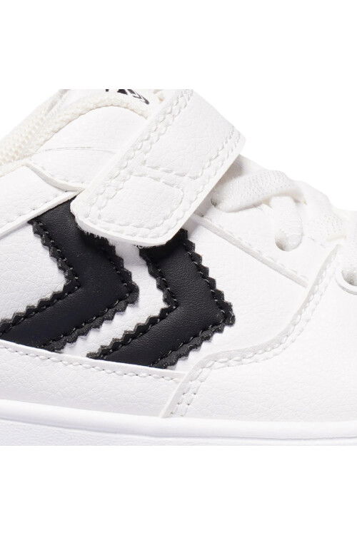 Beyaz Siyah Cırtlı Unisex Çocuk Spor Ayakkabı 900713 Hml Kayno Jr