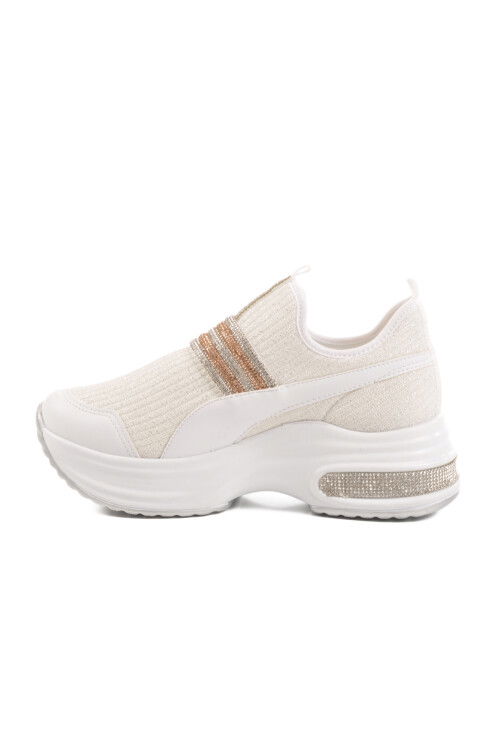 White Anorak Stoned Womens Sneakers 702307 Z