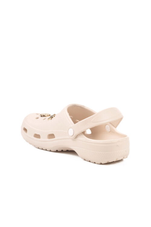 Ecru Eva Lightweight Womens Sabo Slippers 606 Z