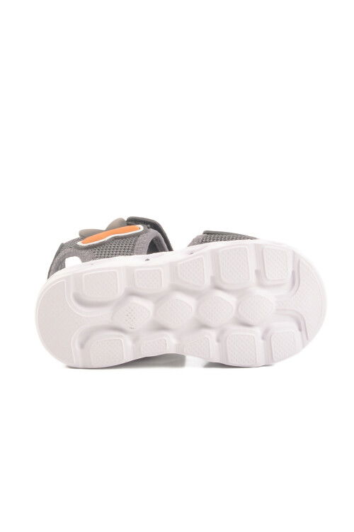Füme Cırtlı Işıklı Erkek Çocuk Spor Sandalet 018127 P