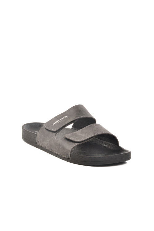 Smoked Velcro Large Size Mens Slippers PC-7039 M