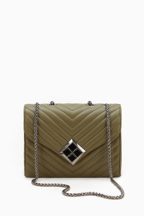 Haki Kadın Omuz Çantası 930076