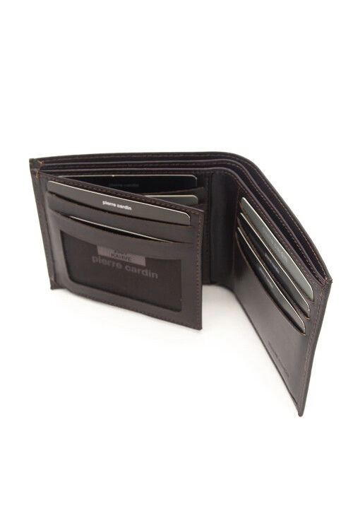 Brown Genuine Leather Mens Wallet 2361