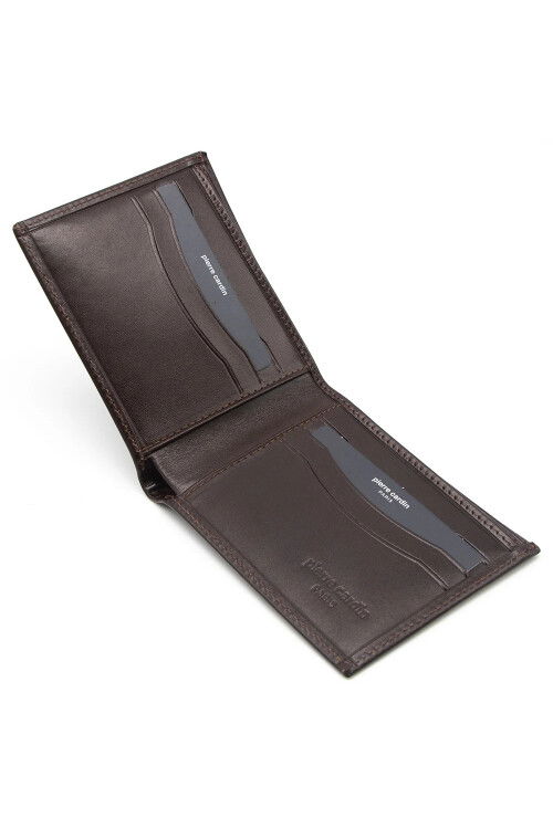Brown Genuine Leather Mens Wallet 2368