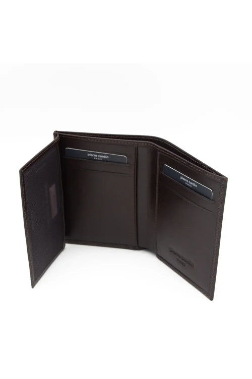 Brown Genuine Leather Mens Wallet 2835