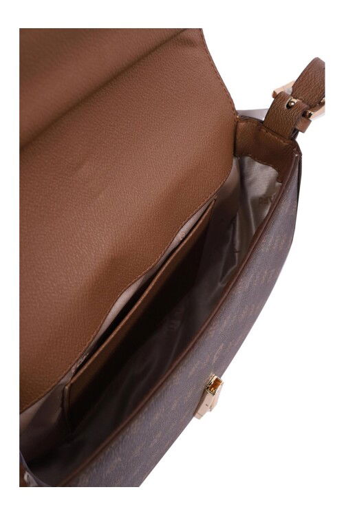 Brown Womens Shoulder Bag 05PC24K841-MN