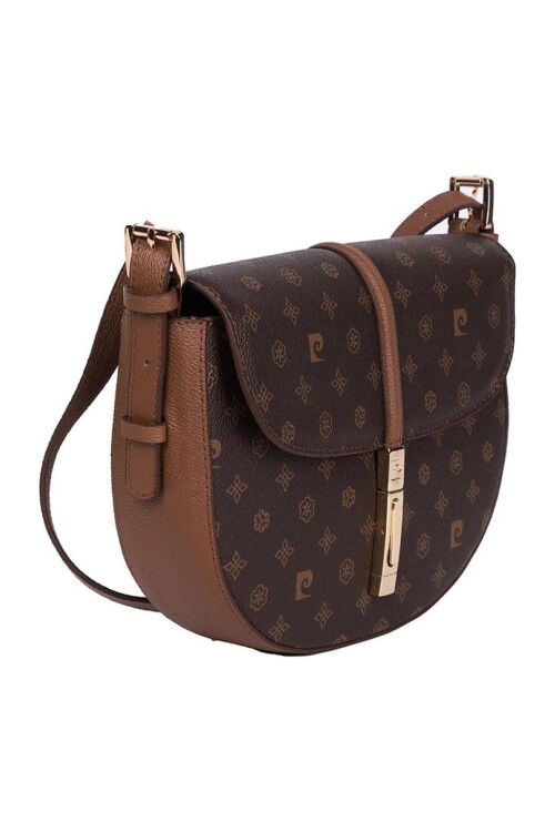 Brown Womens Shoulder Bag 05PC24K841-MN