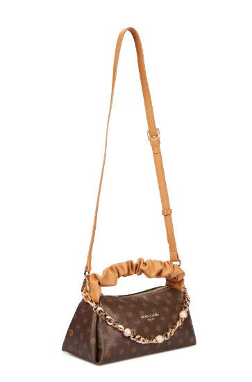 Brown Womens Shoulder Bag 05PC25Y10323-MN