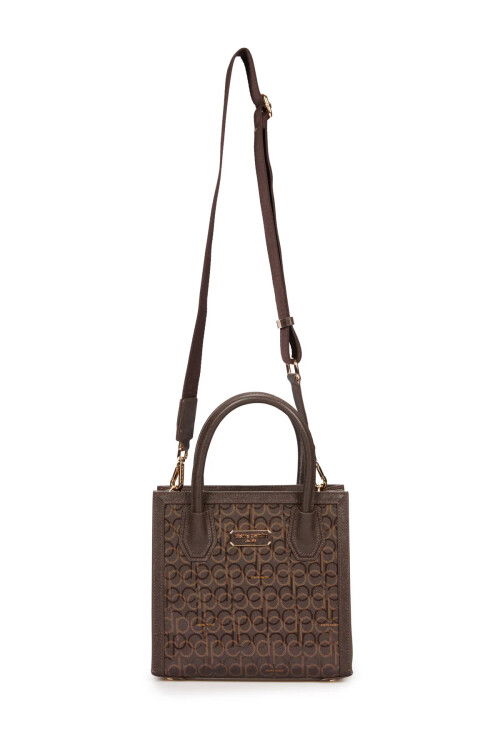 Brown Womens Shoulder Bag 05PC25Y10401-PMN