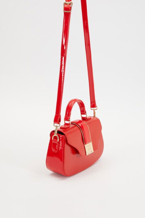 Red Womens Hand and Shoulder Bag 930214