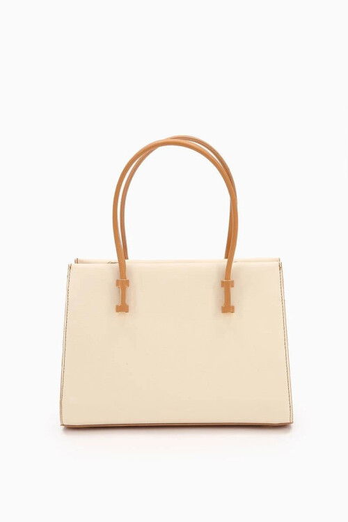 Cream Womens Hand and Shoulder Bag 930156