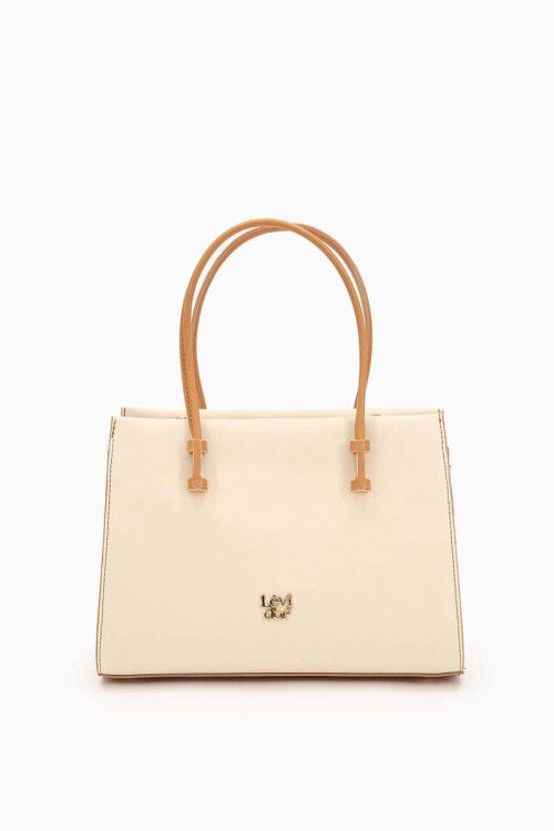 Cream Womens Hand and Shoulder Bag 930156