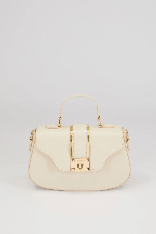 Cream Womens Hand and Shoulder Bag 930214