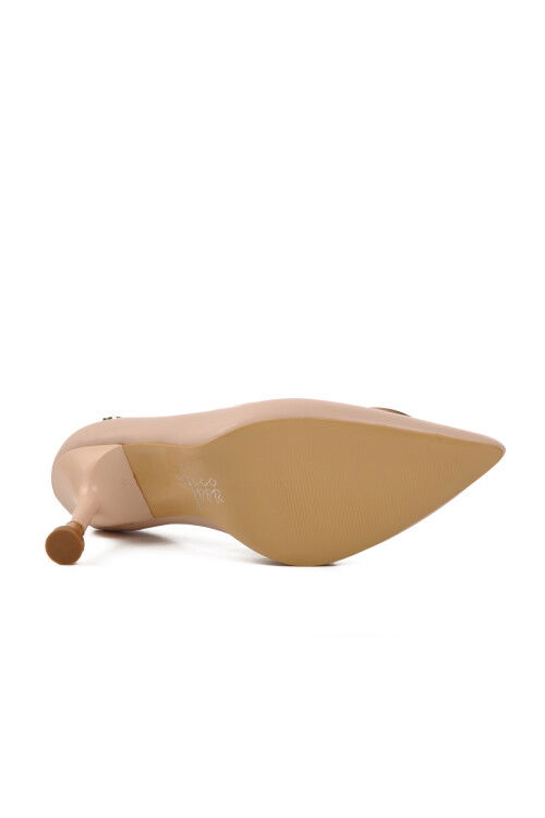 Cream Womens High Heel Shoes PC-54021 Z