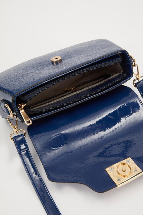 Navy Blue Camel Womens Shoulder Bag 930214