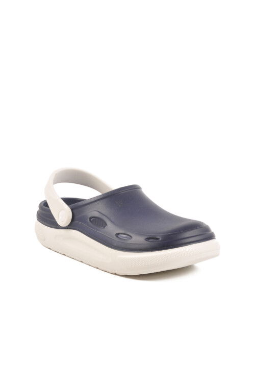 Navy Blue Light Eva Mens Sabo Slippers Cat M