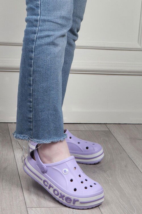 Lilac Eva Lightweight Womens Sabo Slippers 216 G