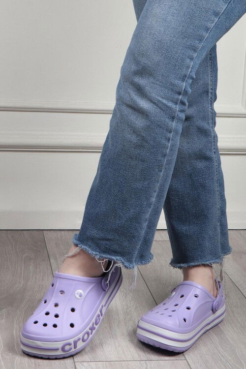 Lilac Eva Lightweight Womens Sabo Slippers 216 G