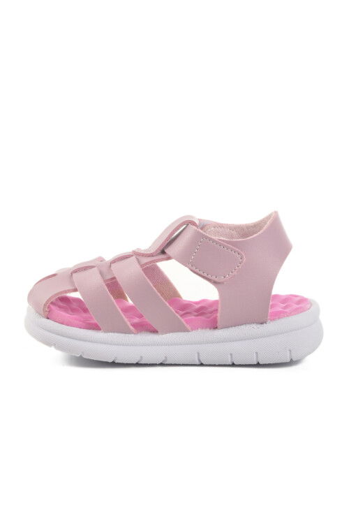 Lilac Velcro Baby Girl Sandals BN-1245 B