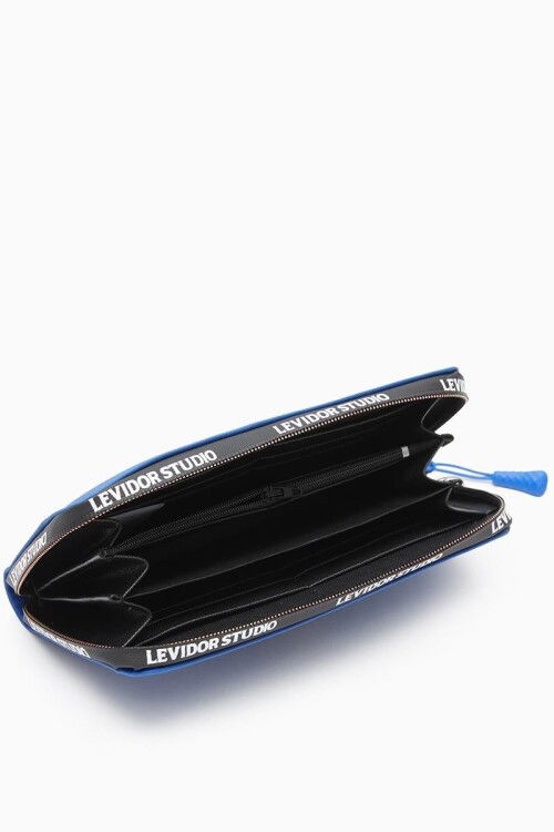 محفظة نسائية من القماش الأزرق 920004