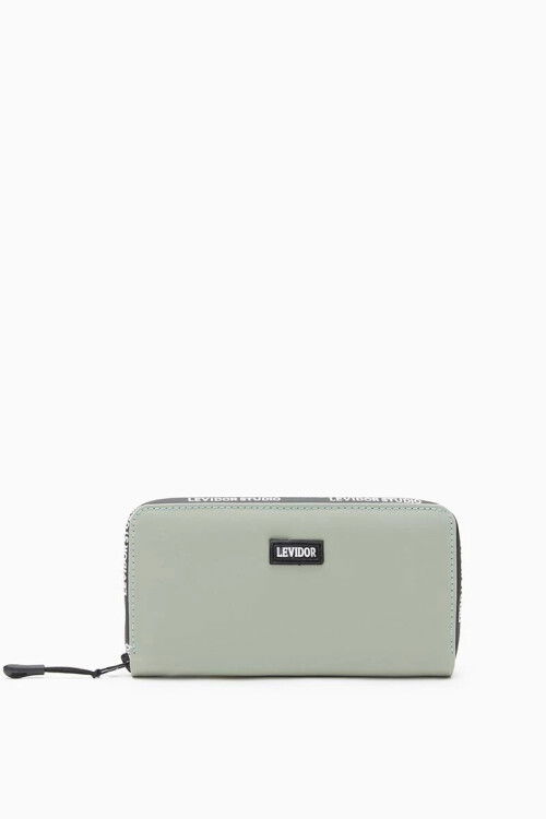 Mint Green Textile Womens Wallet 920004