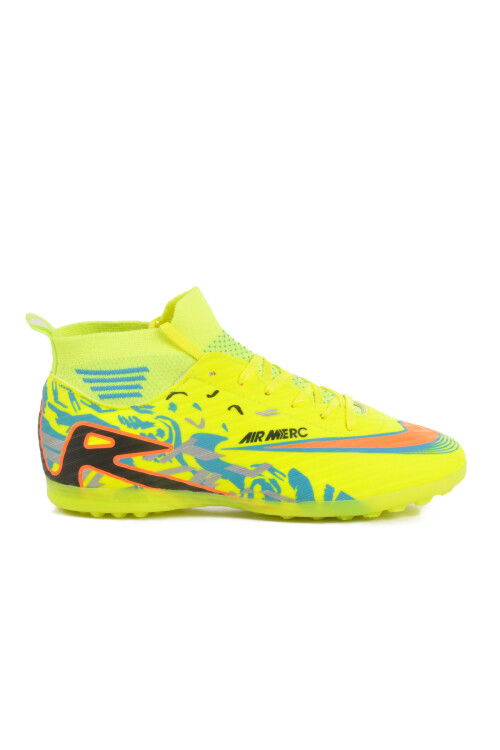 Neon Yellow Mens Turf Shoes Merc WJ-502 M