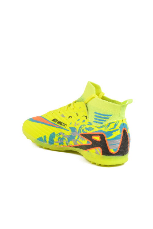 Neon Yellow Mens Turf Shoes Merc WJ-502 M