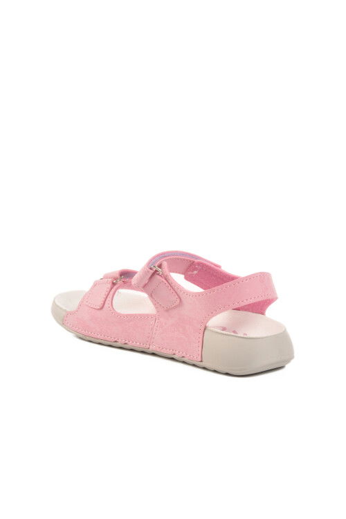 Pembe Cırtlı Hafif Kız Çocuk Sandalet BN-1419 F