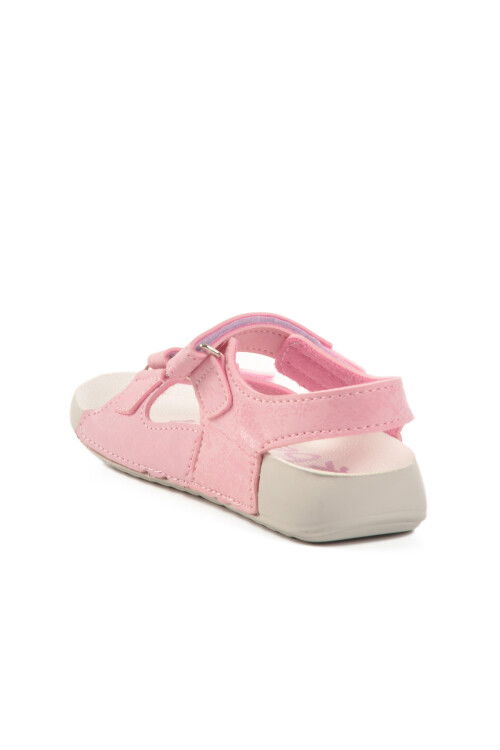 Pembe Cırtlı Kız Çocuk Sandalet BN-1421 P