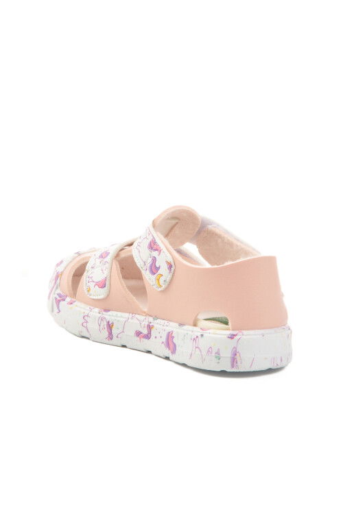 Powder Velcro Baby Girl Sandals BN-1409 B