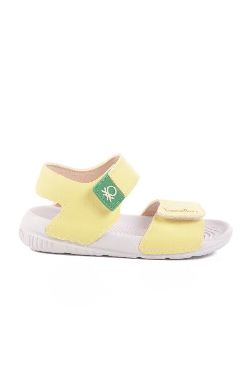 Yellow Velcro Baby Girl Sandals BN-1252 B
