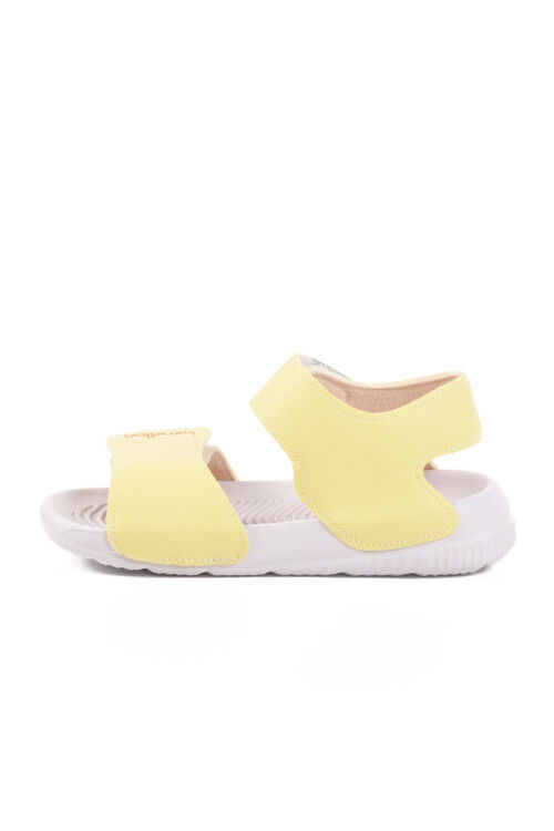 Yellow Velcro Baby Girl Sandals BN-1252 B